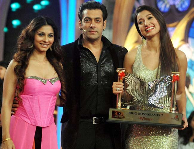 Bollywood Starlet Gauhar Khan wins Bigg Boss 7